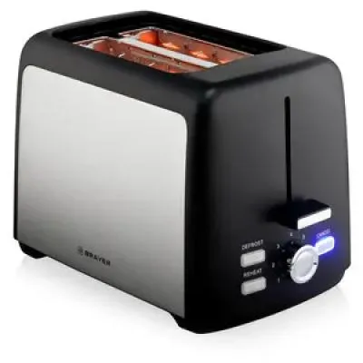 Тостер BRAYER BR2109 серебро/черный (800w)