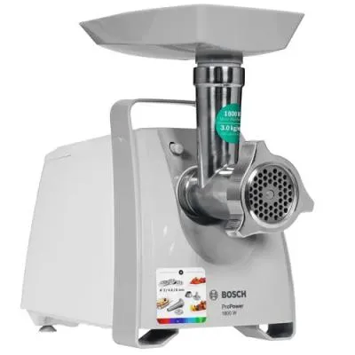 Мясорубка BOSCH MFW 66020 белый/серебристый — фото 1
