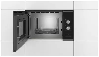 Встраиваемая микроволновая печь BOSCH BFL524MS0 20л. 800Вт нержавеющая сталь/черный — фото 3