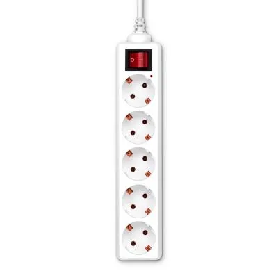 Сетевой удлинитель BURO BU-PS5.3/W 3м (5 розеток) белый — фото 4