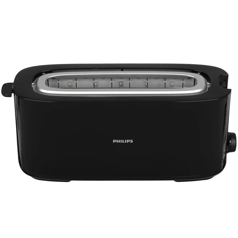 Тостер PHILIPS HD2590/90 чёрный  [1030w /1 длинная шахта],,, — фото 2