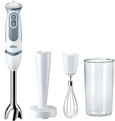 Блендер погружной BRAUN MQ5207WH белый/серый — фото 1