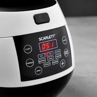 Мультиварка SCARLETT SC-MC410S26 белый/черный — фото 3