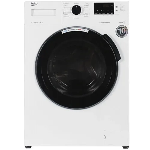 Стиральная машина фронтальная Beko WSPE7612W белый (7 кг, пар) — фото 1