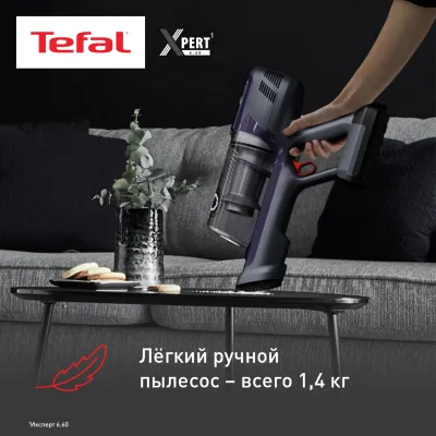 Пылесос ручной TEFAL X-Pert 6.60 TY6838WO серый — фото 4