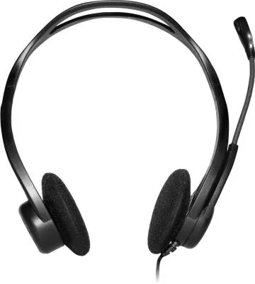 Наушники с микрофоном Logitech 960 черный 2,4м накладные — фото 2