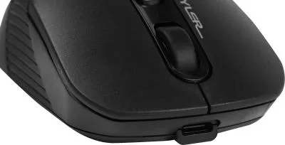 Мышь A4Tech Fstyler FB10C черный оптическая (2400dpi) беспроводная BT/Radio USB (4but) (FB10C STONE BLACK) — фото 5