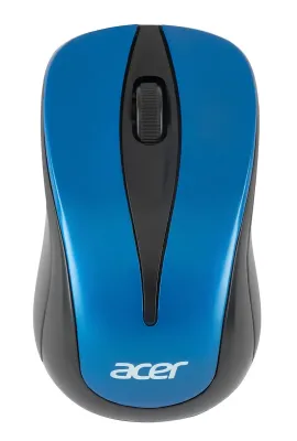 Мышь ACER OMR132 синий/черный оптическая (1000dpi) беспроводная USB для ноутбука (2but) (ZL.MCEEE.01F) — фото 1