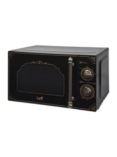 Микроволновая печь LEFF 20MM729B черный ретро  [700w /20л /мех] — фото 2