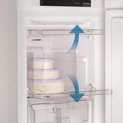 Морозильник INDESIT DFZ 5175 G серебро NF [250л /175см /7ящ] — фото 6