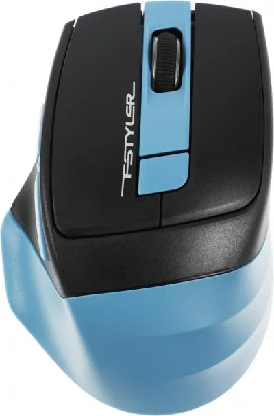Клавиатура + мышь A4Tech Fstyler FG1035 клав:черный/синий мышь:черный/синий USB беспроводная Multimedia (FG1035 NAVY BLUE) — фото 16