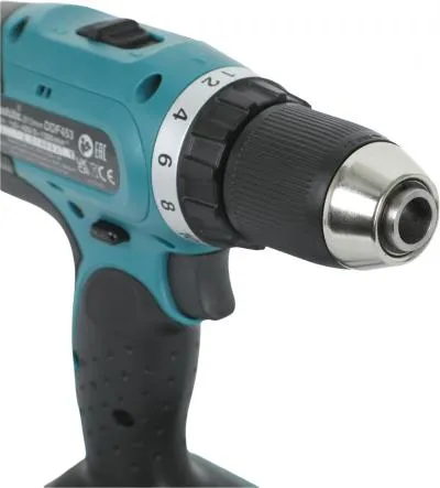 Дрель-шуруповерт MAKITA DDF453RFE аккум. патрон:быстрозажимной (кейс в комплекте) — фото 13