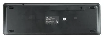 Клавиатура OKLICK 830ST черный USB беспроводная slim Multimedia Touch — фото 10