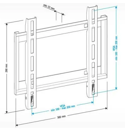 Кронштейн HOLDER LCD-F2608 черный — фото 2