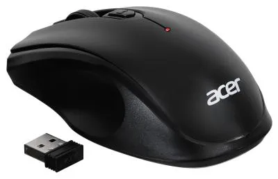 Мышь ACER OMR030 черный оптическая (1600dpi) беспроводная USB (3but) (ZL.MCEEE.007) — фото 5