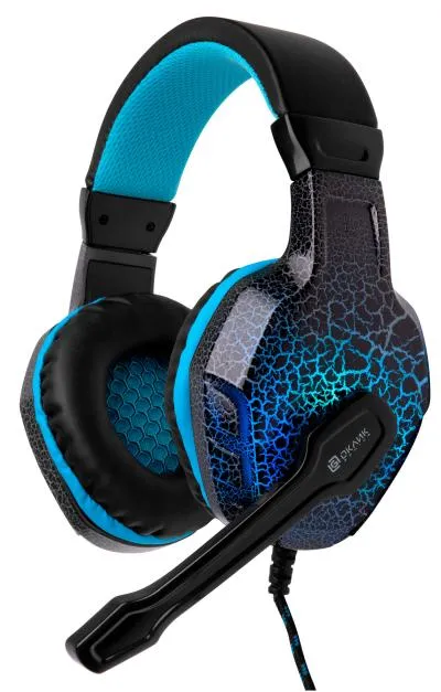 Наушники с микрофоном OKLICK HS-L400G ZEUS черный 1.8м мониторы — фото 6