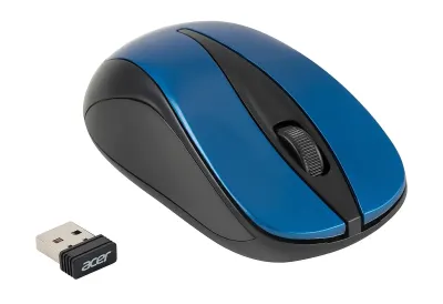 Мышь ACER OMR132 синий/черный оптическая (1000dpi) беспроводная USB для ноутбука (2but) (ZL.MCEEE.01F) — фото 5