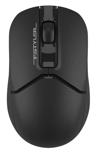 Мышь A4Tech Fstyler FG12 черный оптическая (1200dpi) беспроводная USB (3but) — фото 1