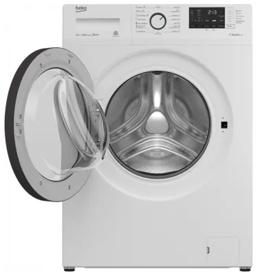Стиральная машина фронтальная Beko WSRE6H612ZAWI белый/черный (6,5кг,пар,инвертор) — фото 3