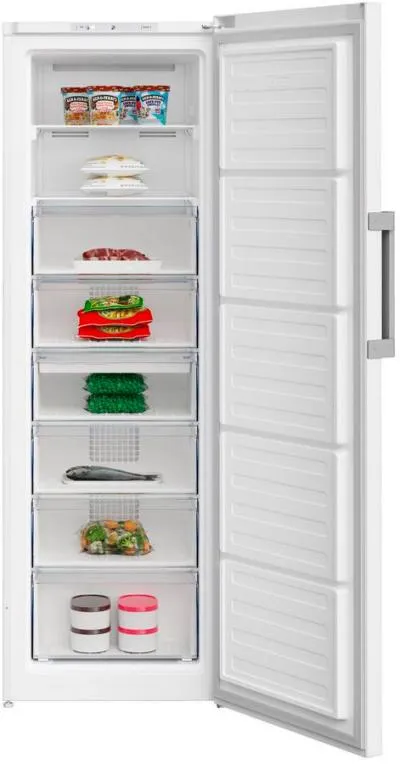 Морозильник BEKO B1RFNK312W белый (FNF)  [275л /185см /8ящ] — фото 2