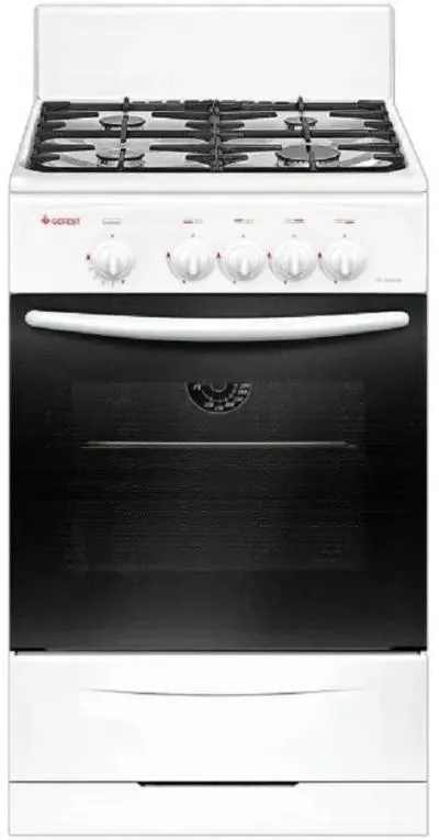 Плита газовая GEFEST CG 50М02 К73 белый (без крышки) реш.чугун