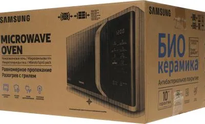 Микроволновая печь SAMSUNG MG23K3515AW/BW белый/черный [800w /23л /электрон /гриль] — фото 12