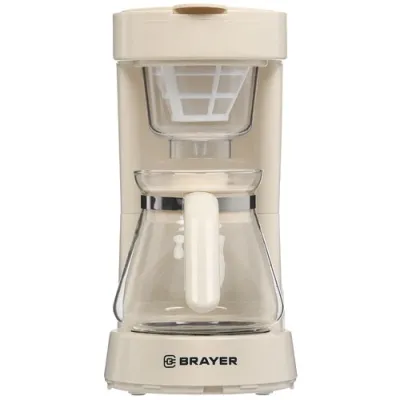 Кофеварка капельная BRAYER BR1123YE бежевый (700w /0.75мл) — фото 2