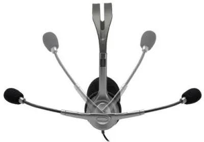 Наушники с микрофоном Logitech H111 серый — фото 3