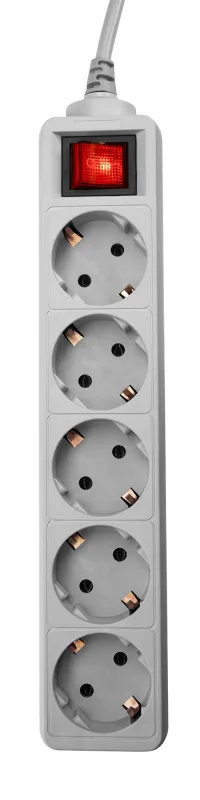 Сетевой фильтр PC PET AP01006-E-GR 1.8м (5 розеток) серый — фото 6