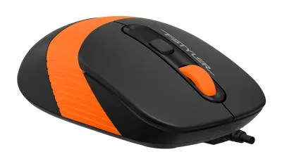 Мышь A4Tech Fstyler FM10 черный/оранжевый оптическая (1600dpi) USB (4but) — фото 2