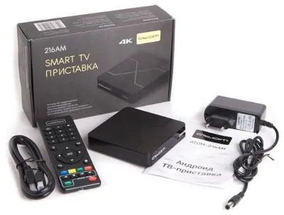 Медиаплеер ATOM-216AM (Android TV Box), Amlogic S905W, 2/16Gb, Bluetooth — фото 7