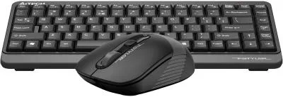 Клавиатура + мышь A4TECH Fstyler FG1110 черный/серый черный/серый USB беспроводная Multimedia (FG1110 GREY) — фото 4