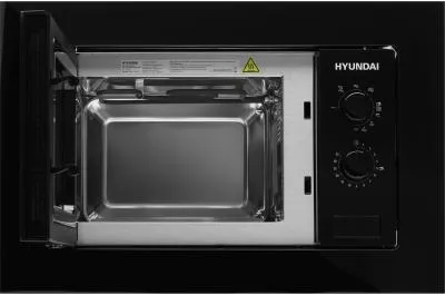 Встраиваемая микроволновая печь HYUNDAI HBW 2030 BG черный (20л.) — фото 8