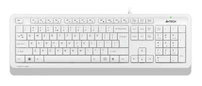 Клавиатура + мышь A4 Fstyler F1010 клав:белый/серый мышь:белый/серый USB Multimedia — фото 7