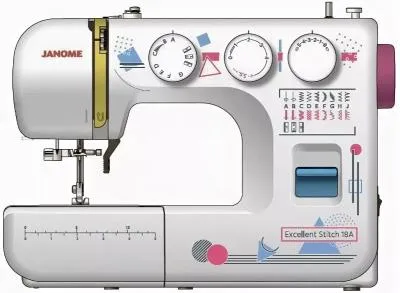 Швейная машина JANOME Excellent Stitch 18A белый — фото 1