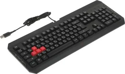 Клавиатура A4 Bloody Q100 черный USB Multimedia for gamer — фото 2