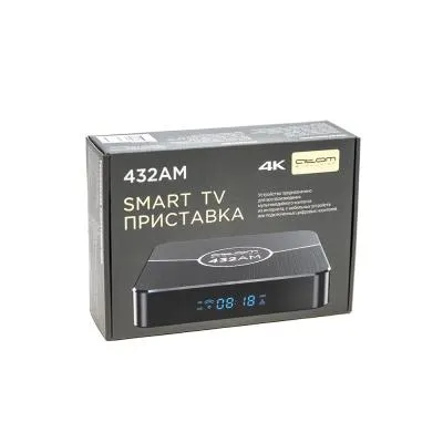 Медиаплеер ATOM-432AM (Android TV Box), Amlogic S905W2, 4/32Gb, АTOMevolution (10432) — фото 6