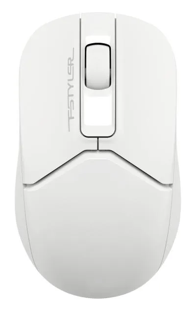 Мышь A4Tech Fstyler FG12 белый оптическая (1200dpi) беспроводная USB (3but) — фото 1