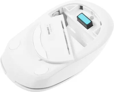 Мышь A4Tech Fstyler FB12 белый оптическая (1200dpi) беспроводная BT/Radio USB (3but) (FB12 WHITE) — фото 6