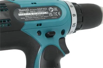 Дрель-шуруповерт MAKITA DDF453RFE аккум. патрон:быстрозажимной (кейс в комплекте) — фото 17