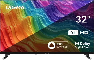 Телевизор LED DIGMA DM-LED32SBB32 HD Smart (Яндекс) — фото 2