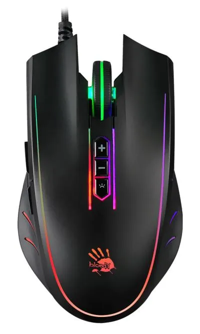 Мышь A4Tech Bloody Q81 Curve черный оптическая (3200dpi) USB (7but) — фото 1