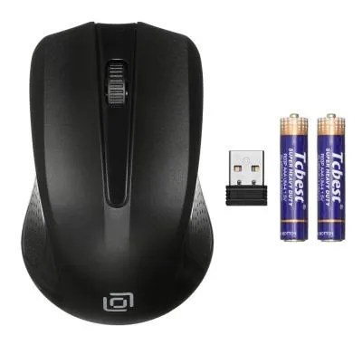 Мышь OKLICK 485MW черный оптическая (1200dpi) беспроводная USB — фото 9