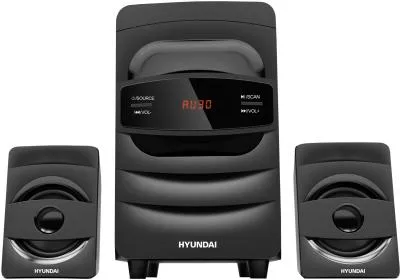 Минисистема HYUNDAI H-MS1404 черный 30Вт FM USB BT SD — фото 1