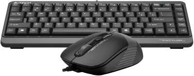 Клавиатура + мышь A4Tech Fstyler F1110 клав:черный/серый мышь:черный/серый USB Multimedia (F1110 GREY) — фото 2