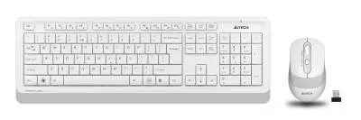 Клавиатура + мышь A4 Fstyler FG1010 клав:белый/серый мышь:белый/серый USB беспроводная Multimedia — фото 7