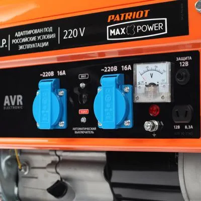 Генератор бензиновый PATRIOT Max Power SRGE 3500 2.8кВт — фото 2