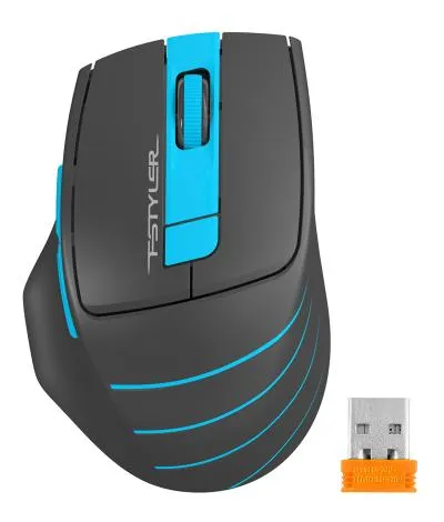 Мышь A4Tech Fstyler FG30S серый/синий оптическая (2000dpi) беспроводная USB (6but) — фото 9
