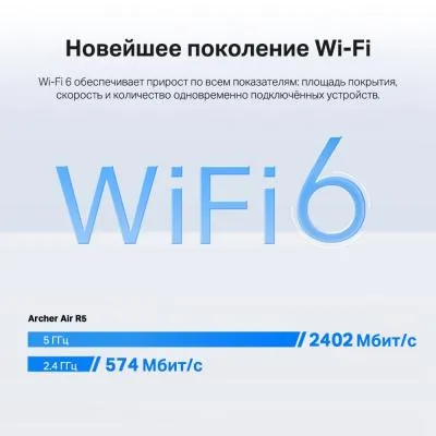 Wi-Fi роутер TP-Link Archer Air R5 AX3000 10/100/1000BASE-TX белый — фото 5