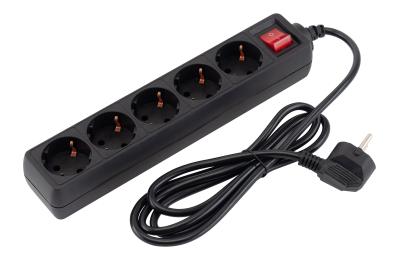 Сетевой фильтр PC PET AP01006-1.8-BK 1.8м (5 розеток) черный